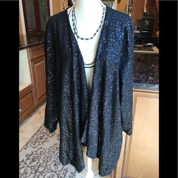 Eileen Fisher Jackets & Blazers - Eileen Fisher Sequin Stretch Jacket